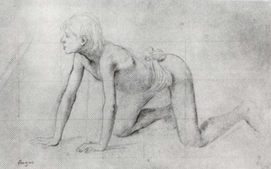 Study of Kneeling Boy